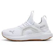 Puma SOFTRIDE Enzo 5 Running Shoes Women, Shoes, White/Silver/Black, 39