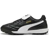 Puma KING TOP TT Football Boots Unisex, Shoes, Black/White/Gold, 44