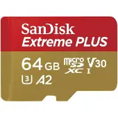 SanDisk Extreme Plus Microsdxc 64gb Minnekort