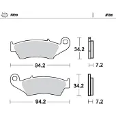Moto-Master Aprilia 093421 Sintrede Bremseklosser