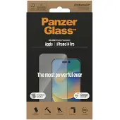 PanzerGlass iPhone 14 Pro Ultra-Wide Fit EasyAligner Skjermbeskytter - Svart Kant