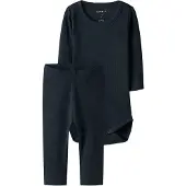 Name it Sett - Body I/e/Leggings - Noos - NbnKab - Dark Sapphire - - 50 - Langermet Body