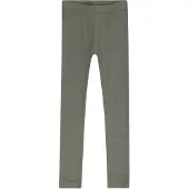 Name it Leggings - Noos - Rib - NbnKab - Dusty Olive - - 3 år (98) - Leggings