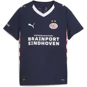 Puma PSV Eindhoven 25/26 Away Jersey Youth, Clothing, Navy/White, 11-12Y