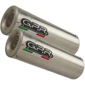 Gpr Exclusive M3 Inox Dual Hayabusa 1300 07-16 Homologert Slip On Lyddemper