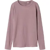 Name It Kids Genser - Noos - Rib - NkfNakal - Elderberry - - 7-8 år (122-128) - Genser