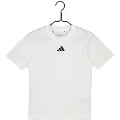 Adidas T-skjorte - J SL 160 - Hvit/Svart m. Logo - - 8 år (128) - T-skjorte
