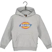 Dickies Hettegenser - Ungdom Logo - Heather Grå - - 6-7 år (116-122) - Hettegenser
