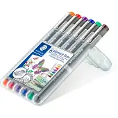 Staedtler Fineliner pigment lin. 0.5mm 6 col.