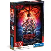 Clementoni Puslespill Stranger Things, 1000 brikker 2D Puslespill