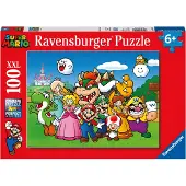 Ravensburger Puslespill - 100 Brikker - Super Mario Fun - - OneSize - Puslespill