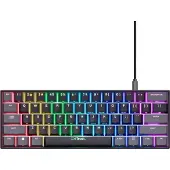 Trust GXT867 ACIRA 60% - Gamingtastatur - Nordisk - Svart