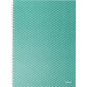 Esselte Colour'Breeze A4 Notebook lined wirebound Green