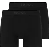 BOSS for man. 50475677 Pack 2 Black UltraSoft Boxer shorts (S), Homewear, Modal