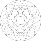 Brembo Oro 78b408a3 Flytende Bremseskive
