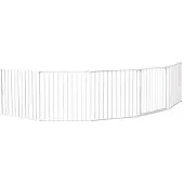 SPD Kjæledyr Flex XXL hundegrind, hvit, 278-350 cm