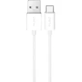 Puro 10W TPE USB-A - USB-C-kabel 2 m - hvit