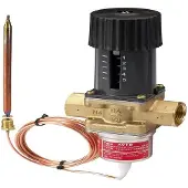 Danfoss AVTB15 med hylsekobling, 1/2 innvendig gjenge, sensor Ø9,5x190 mm - justerområde 20 til 60 grader med kvs 1,9.