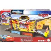 Cars Disney Pixar Cars Disney and Pixar Cars Color Changers Race Ready Car Wash-lekesett og fargeendrende Lynet McQueen, Kjøretøy og banesett, 4 år, Plast, Flerfarget