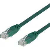 Deltaco U/UTP Cat6 patchkabel 5 m, grønn