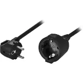 Microconnect Power cable C13 Ext. - Svart - 10m