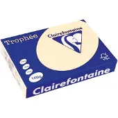 Clairefontaine Farvet papir, Trophée 1101, 160 g/m2, A4, sand, pakke med 250 stk