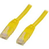 Deltaco U/UTP Cat6 patchkabel 2 m, gul