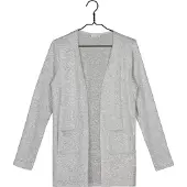 Name it Cardigan - Strikk - Noos - NkfVicti - Grey Melange - - 13-14 år (158-164) - Cardigan