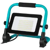 Eglo Avelar utendørs LED-spot, svart/turkis, bredde 31 cm, metall