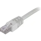 Deltaco F/UTP Cat6 patchkabel, LSZH, 50m, grå