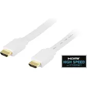 Deltaco HDMI-kabel, v1.4+Ethernet, 19-pin ha-ha, 1080p,1m