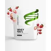 Body Science 4 x Whey 100% - Strawberry - Proteinpulver jordbær