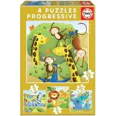 Educa 12-16-20-25 Wild Animals