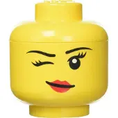 Room copenhagen LEGO oppbevaringshode Whinky, mini, oppbevaringsboks (gul)
