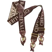 Chevalier Logo Suspenders Brown One Size
