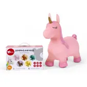 Bang & Olufsen bo. hoppende dyr rosa enhjørning