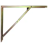 Fepre Abat-plan Bichromated 40x52 Cm Stål Sammenleggbar Brakett
