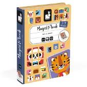 Janod Magnetisk puslespill Dyrepuslespill Magnetibook,