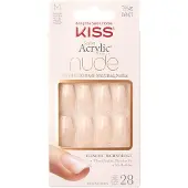 KiSS Salon Acrylic Nude French Nails Leilani 28 deler