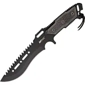 Mtech Combat Knife Black