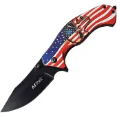 Mtech American Flag Linerlock A/O