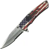 Mtech American Flag Framelock A/O