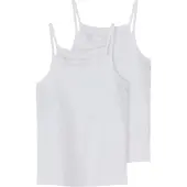 Name it Undertrøye - Noos - NkfStrap - 2-pack - Bright White - - 11-12 år (146-152) - Undertrøye