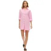 Superdry Ibiza Longline Beach Skjorte Med Lange Ermer