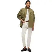 Superdry Military Emb Oversized Skjorte Med Lange Ermer