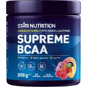 Star Nutrition Supreme BCAA-pulver, bringebær-peach, 250 g