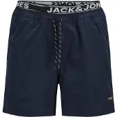 Jack & Jones Maui Badeshorts Regular Fit Marineblå (128 / 8 år)