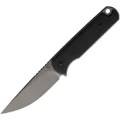 Ferrum Forge Knife Works Lackey Fixed Blade Black