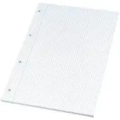 Antalis Standardblok u/omslag A4 kvadreret m/4 huller - (5 stk.)
