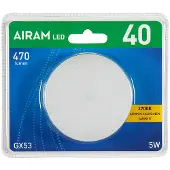 Airam GX53 LED lampe 4,9W 2700 K 470 lumen